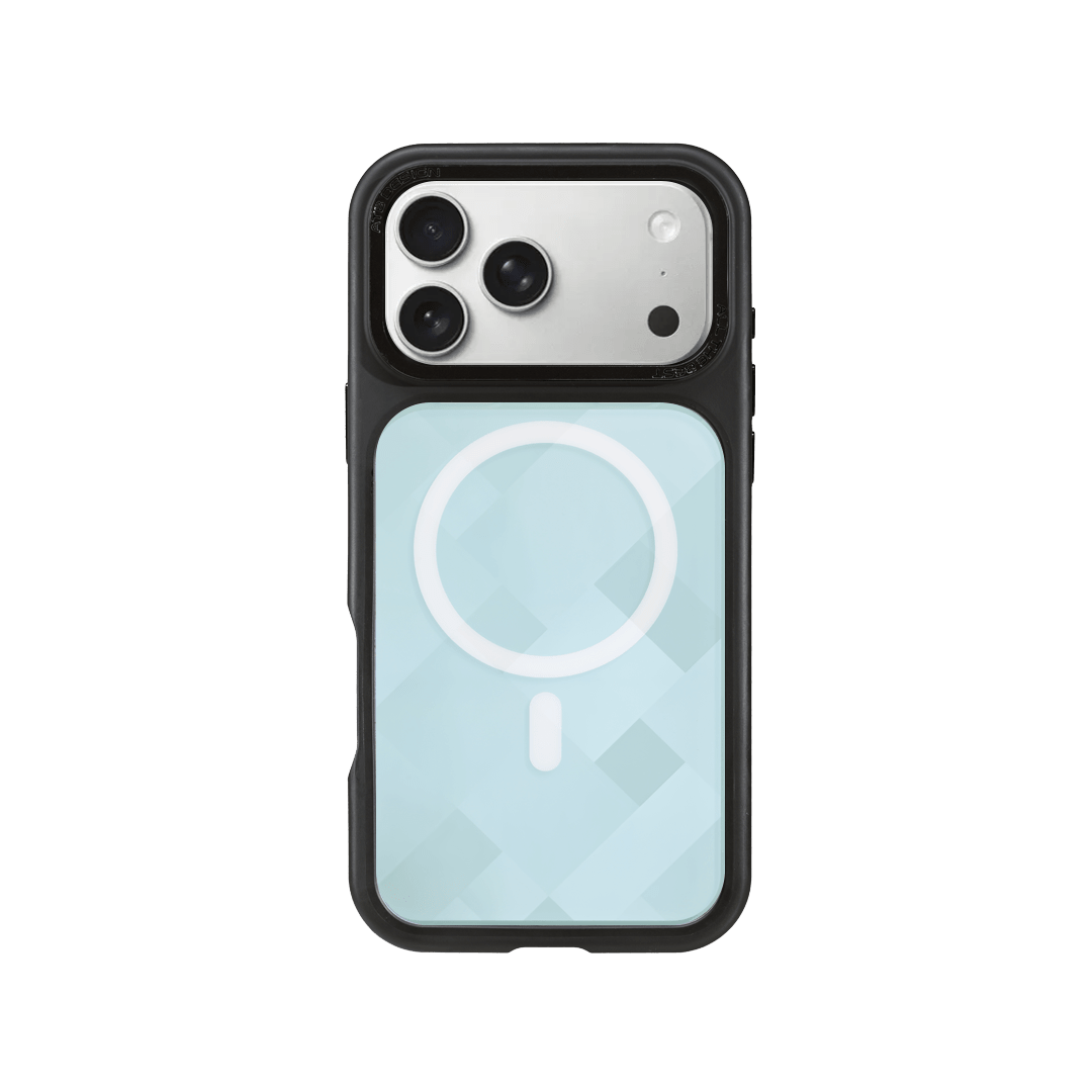 Gridline Mint Sky Geometric KoverBoard - NexKover