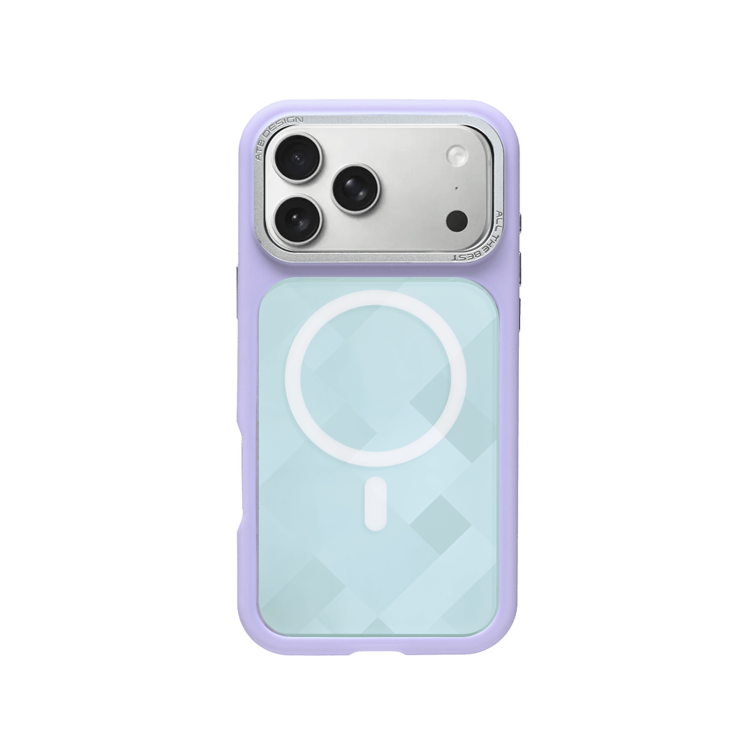 Gridline Mint Sky Geometric KoverBoard - NexKover
