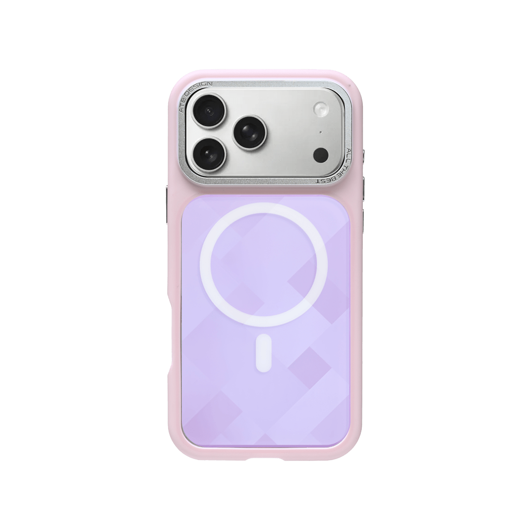 Gridline Lilac Frame Geometric KoverBoard - NexKover